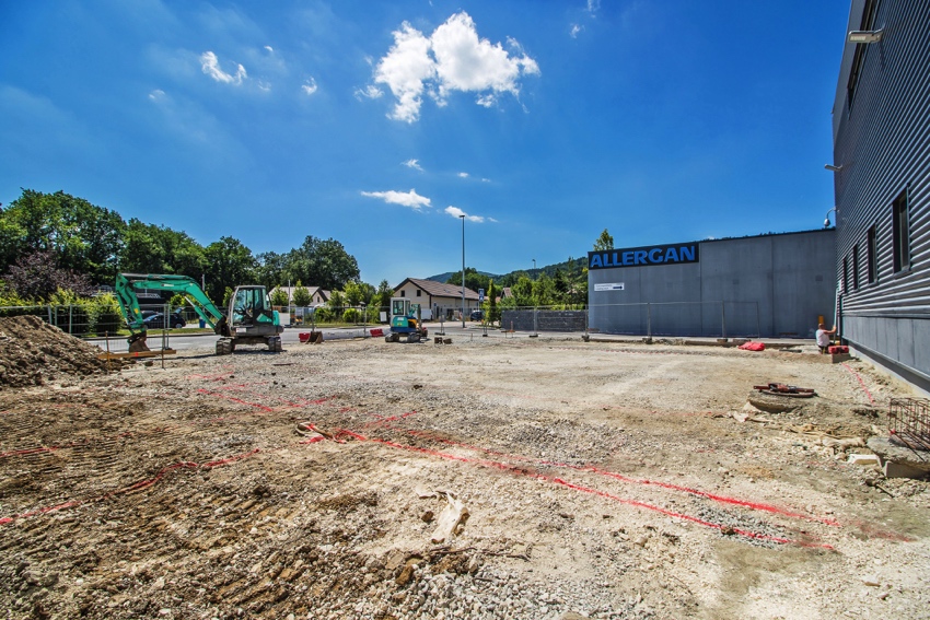 Suivi de chantier Allergan (du 25 juin au 8 juillet 2018)